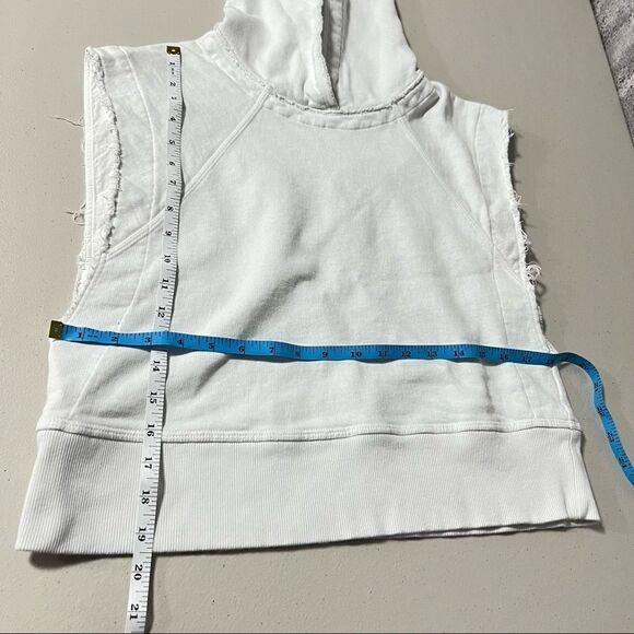 𝅺rag & Bone Roni Short Raglan Sleeve Hooded Top - Picture 7 of 7